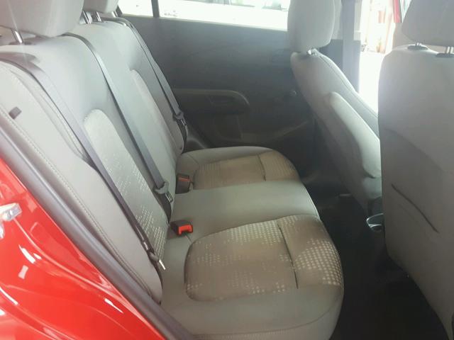 1G1JA5SH6G4177939 - 2016 CHEVROLET SONIC LS 红色 照片 6