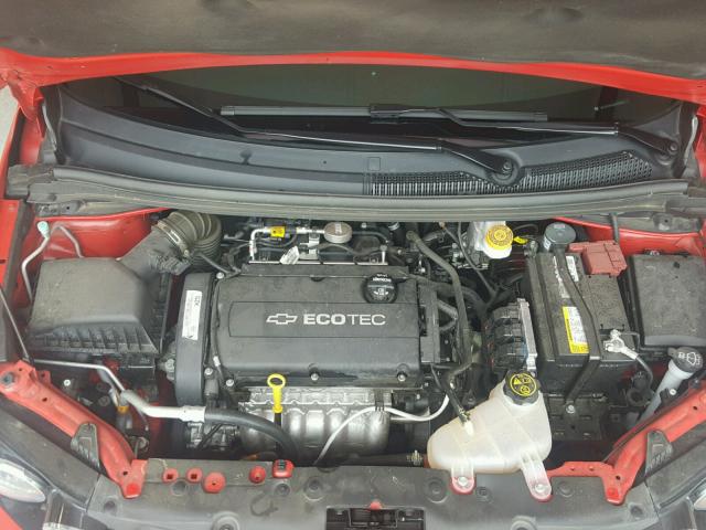 1G1JA5SH6G4177939 - 2016 CHEVROLET SONIC LS 红色 照片 7