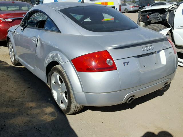 TRUWT28N311035601 - 2001 AUDI TT QUATTRO SILVER photo 3