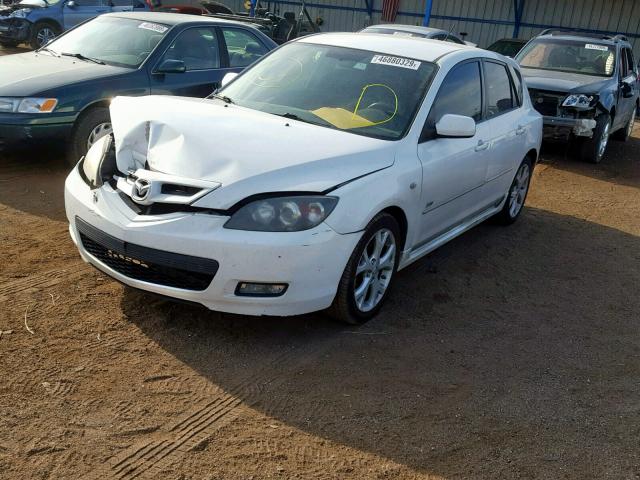 JM1BK343X91245808 - 2009 MAZDA 3 S WHITE photo 2