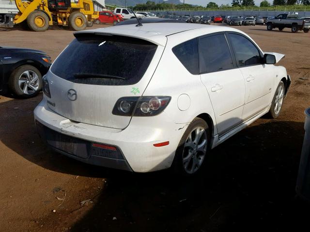 JM1BK343X91245808 - 2009 MAZDA 3 S WHITE photo 4