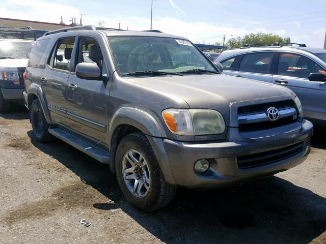 5TDZT38A26S275324 - 2006 TOYOTA SEQUOIA LI GRAY photo 1