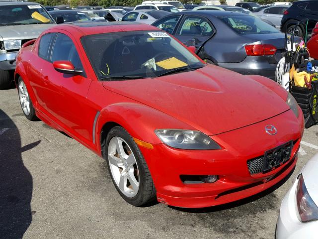 JM1FE17N150145350 - 2005 MAZDA RX8 RED photo 1