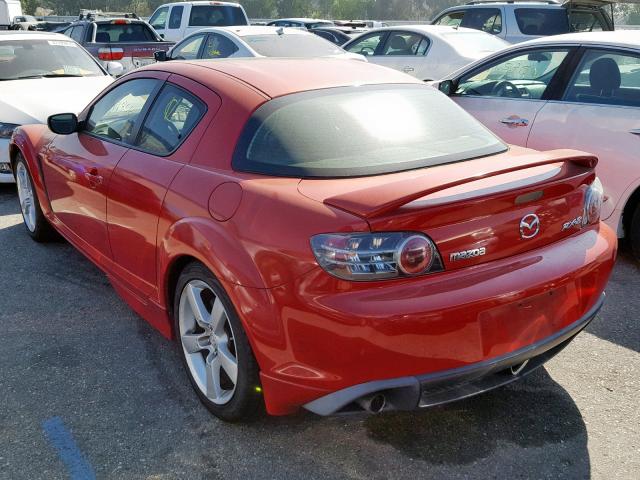 JM1FE17N150145350 - 2005 MAZDA RX8 RED photo 3