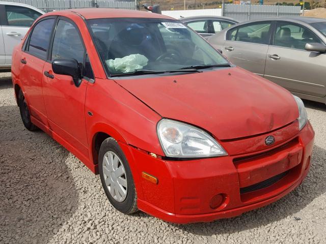 JS2RA41S935159821 - 2003 SUZUKI AERIO S RED photo 1