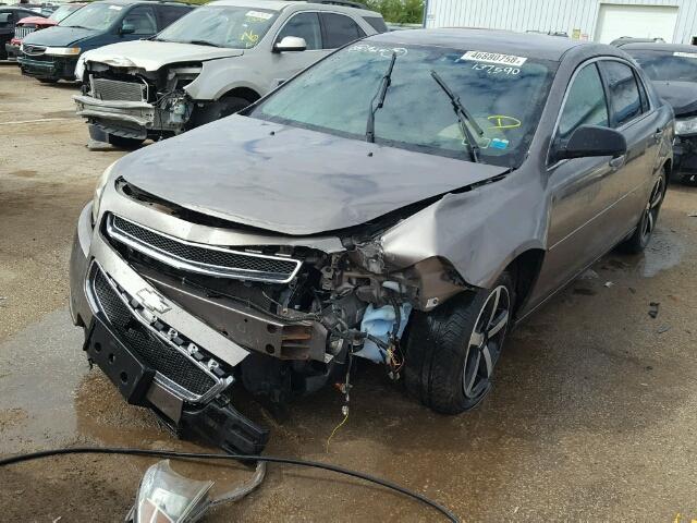 1G1ZB5EB5AF207659 - 2010 CHEVROLET MALIBU LS 棕色 照片 2