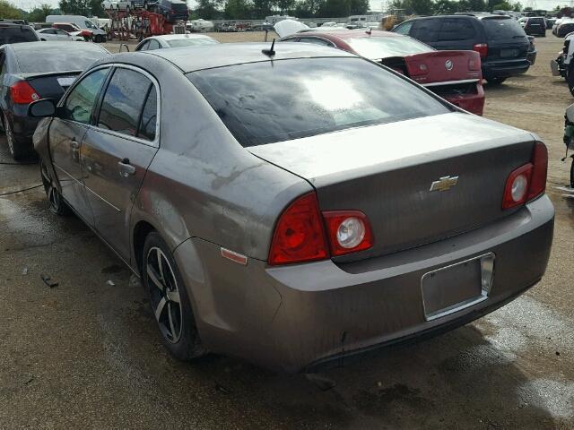 1G1ZB5EB5AF207659 - 2010 CHEVROLET MALIBU LS 棕色 照片 3