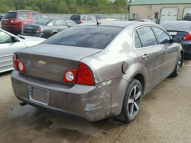 1G1ZB5EB5AF207659 - 2010 CHEVROLET MALIBU LS 棕色 照片 4