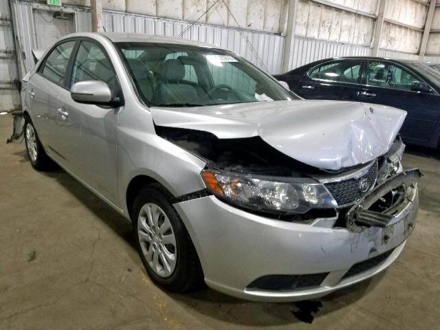 KNAFU4A27D5646244 - 2013 KIA FORTE EX SILVER photo 1