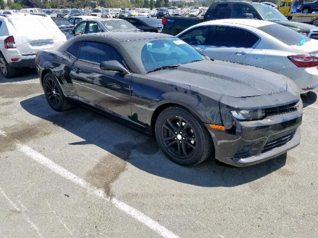 2G1FA1E37E9167204 - 2014 CHEVROLET CAMARO LS BLACK photo 1