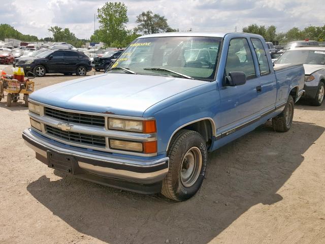 1GCEC19R6VE143646 - 1997 CHEVROLET 1500 BLUE photo 2