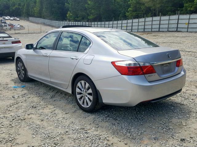 1HGCR2F82DA230300 - 2013 HONDA ACCORD EXL SILVER photo 3