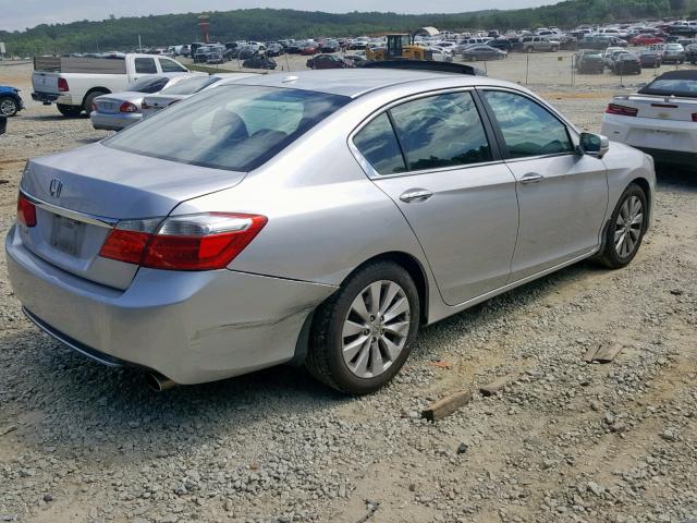 1HGCR2F82DA230300 - 2013 HONDA ACCORD EXL SILVER photo 4