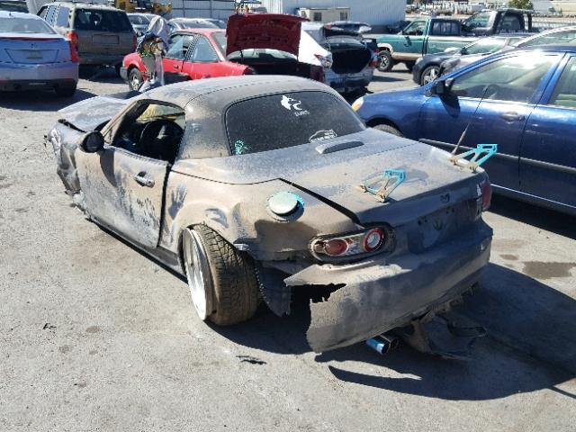 JM1NC26F980144145 - 2008 MAZDA MX-5 MIATA GRAY photo 3