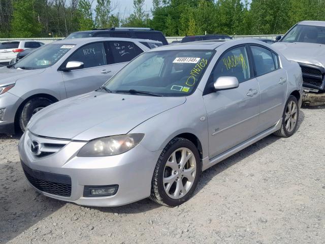 JM1BK323371719226 - 2007 MAZDA 3 S GRAY photo 2