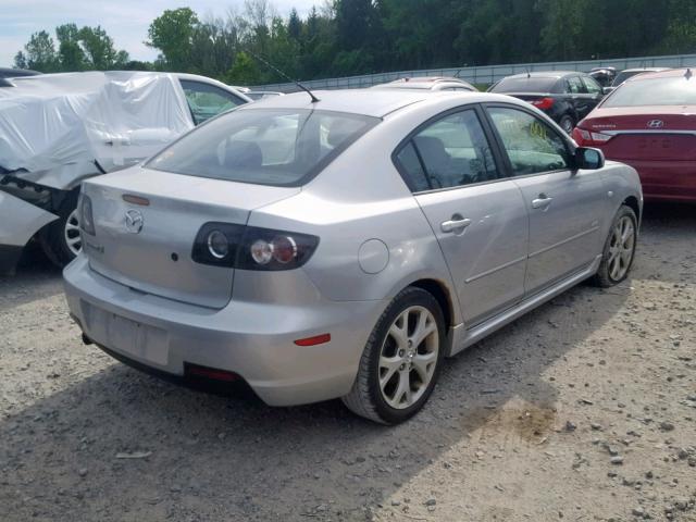 JM1BK323371719226 - 2007 MAZDA 3 S GRAY photo 4