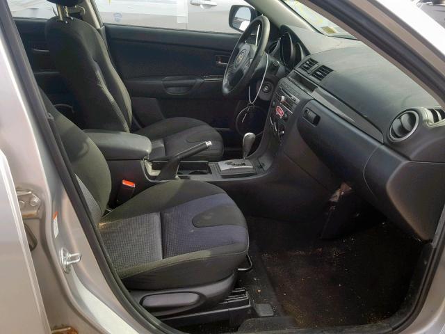 JM1BK323371719226 - 2007 MAZDA 3 S GRAY photo 5