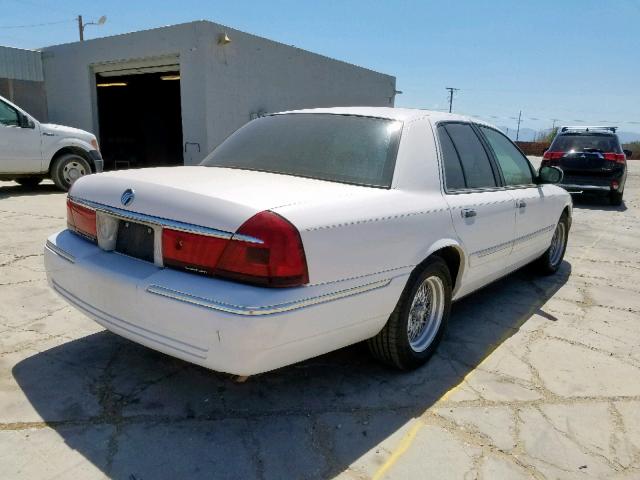 2MEFM74W8YX635274 - 2000 MERCURY GRAND MARQ WHITE photo 4