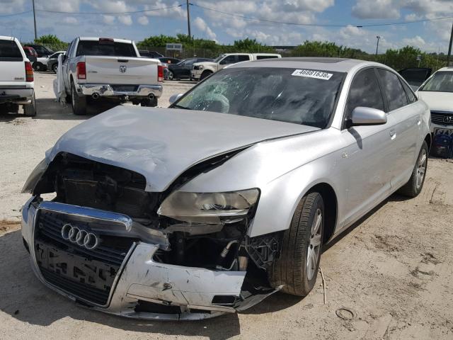 WAUAH74F76N165797 - 2006 AUDI A6 3.2 SILVER photo 2