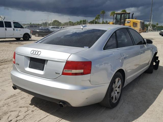 WAUAH74F76N165797 - 2006 AUDI A6 3.2 SILVER photo 4