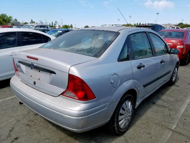 1FAFP33P22W103569 - 2002 FORD FOCUS LX GRAY photo 4