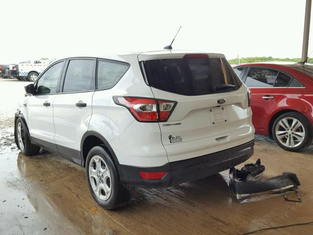 1FMCU0F73HUA80903 - 2017 FORD ESCAPE S WHITE photo 3