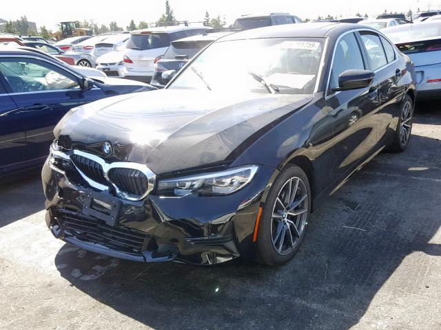 WBA5R1C56KAK13036 - 2019 BMW 330I BLACK photo 2