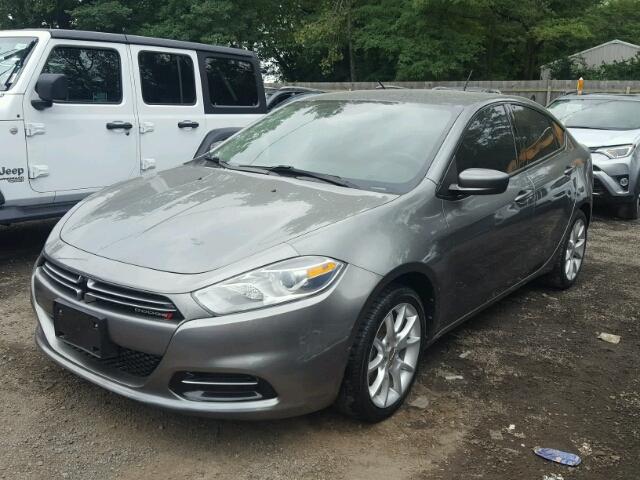 1C3CDFBA1DD155282 - 2013 DODGE DART SXT GRAY photo 2