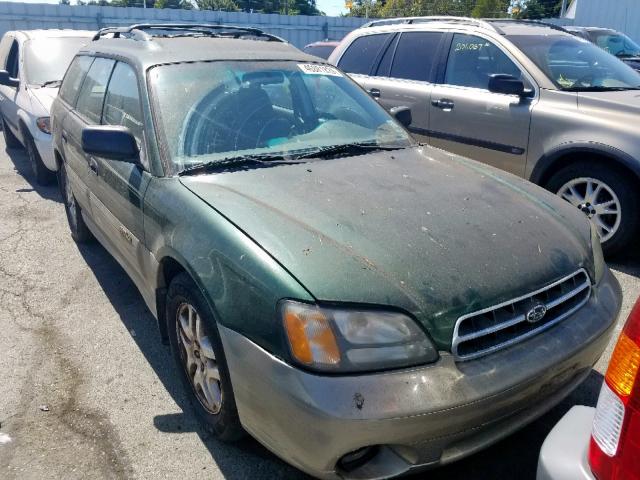 4S3BH665427650404 - 2002 SUBARU LEGACY OUT GREEN photo 1