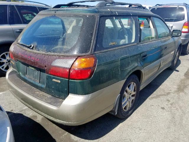 4S3BH665427650404 - 2002 SUBARU LEGACY OUT GREEN photo 4