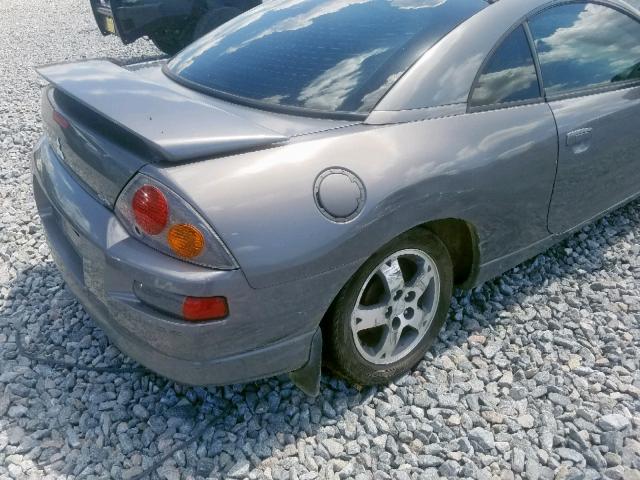 4A3AC44G63E070522 - 2003 MITSUBISHI ECLIPSE GS GRAY photo 9