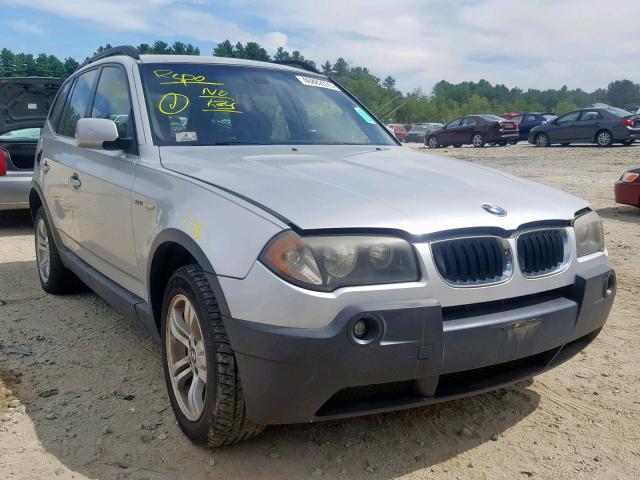 WBXPA93425WD04374 - 2005 BMW X3 3.0I GRAY photo 1