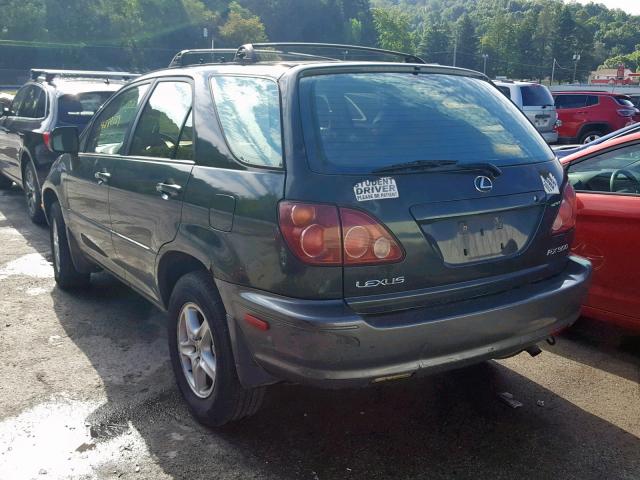 JT6HF10U9X0084007 - 1999 LEXUS RX 300 GRAY photo 3