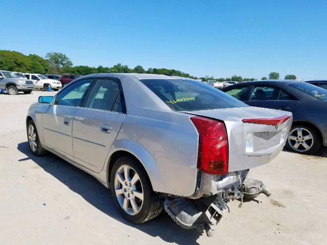 1G6DP577370177619 - 2007 CADILLAC CTS HI FEA SILVER photo 3