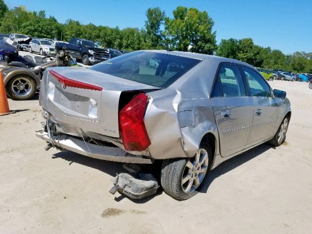 1G6DP577370177619 - 2007 CADILLAC CTS HI FEA SILVER photo 4