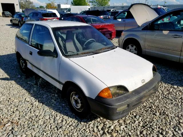 2C1MS2460P6714487 - 1993 GEO METRO XFI WHITE photo 1