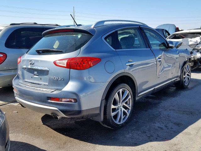 JN1BJ0RR0HM406715 - 2017 INFINITI QX50 BLUE photo 4