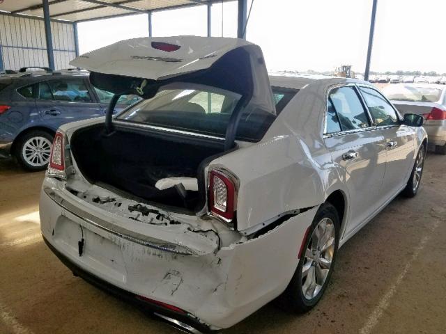 2C3CCAKG1JH250434 - 2018 CHRYSLER 300 LIMITE WHITE photo 4