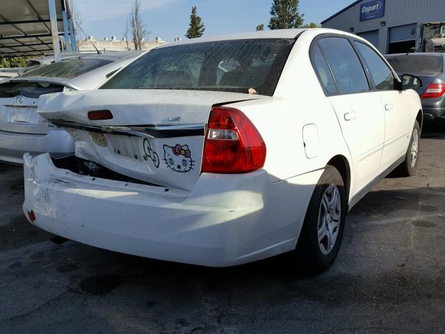 1G1ZS58F48F124961 - 2008 CHEVROLET MALIBU LS 白色 照片 4