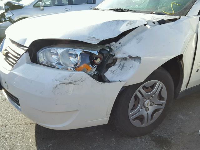 1G1ZS58F48F124961 - 2008 CHEVROLET MALIBU LS 白色 照片 9
