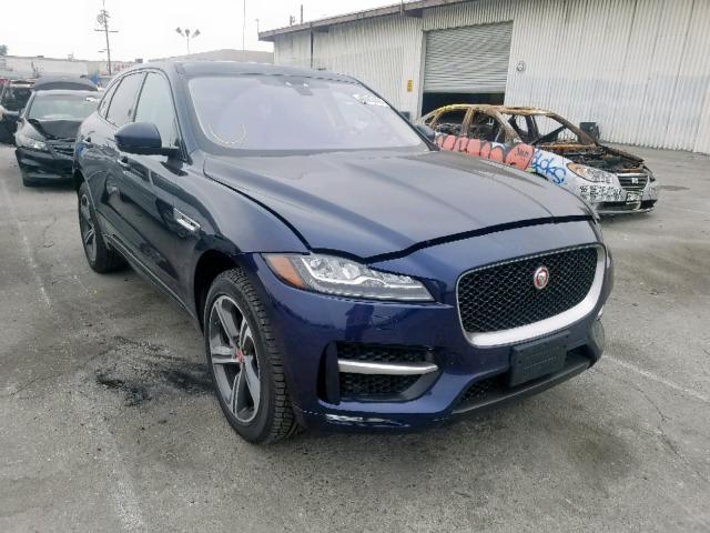 SADCL2BN4HA086402 - 2017 JAGUAR F-PACE R - BLUE photo 1