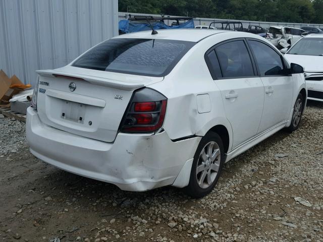 3N1AB6AP7AL715555 - 2010 NISSAN SENTRA 2.0 WHITE photo 4