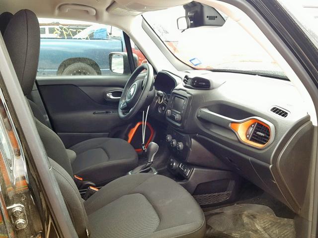ZACCJBAB1JPH34714 - 2018 JEEP RENEGADE S BLACK photo 5
