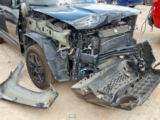 ZACCJBAB1JPH34714 - 2018 JEEP RENEGADE S BLACK photo 9