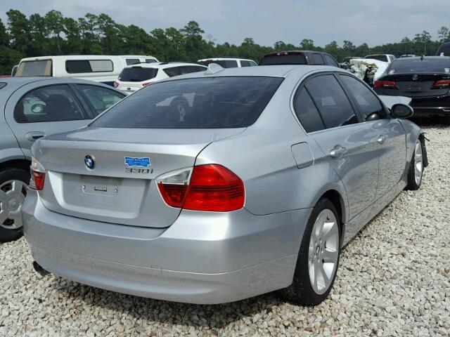 WBAVB33596KS37380 - 2006 BMW 330 I SILVER photo 4