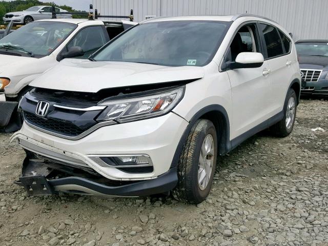 5J6RM4H78GL014235 - 2016 HONDA CR-V EXL WHITE photo 2