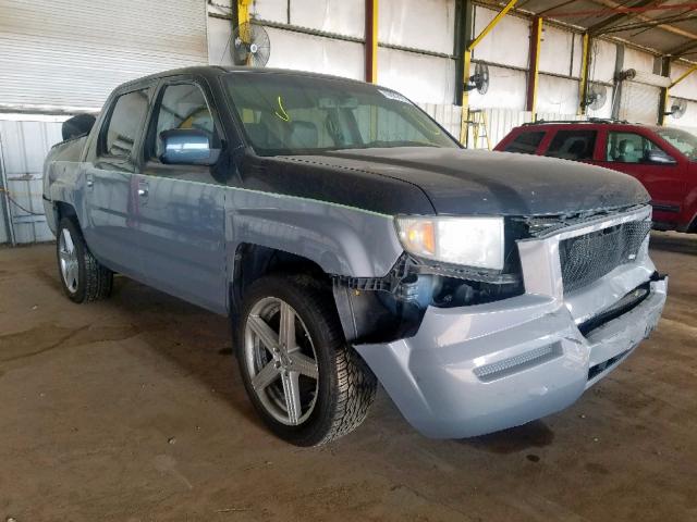 2HJYK16516H559126 - 2006 HONDA RIDGELINE BLUE photo 1