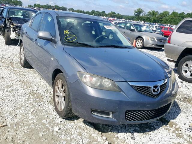 JM1BK32F781879296 - 2008 MAZDA 3 I GRAY photo 1