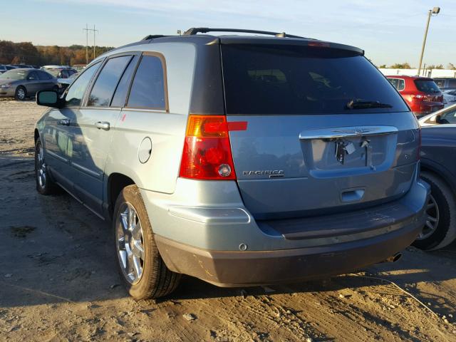 2A8GM68X48R152204 - 2008 CHRYSLER PACIFICA T BLUE photo 3