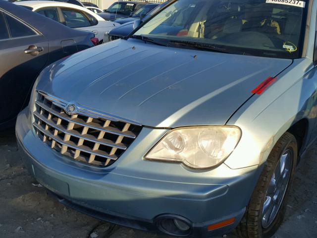 2A8GM68X48R152204 - 2008 CHRYSLER PACIFICA T BLUE photo 9